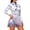 Butterfly Lavender Floral, variant on Halloween Ghost Pumpkin Stars Print Golf Dress for Women Long Sleeve, 1/4 Zip Tennis Athletic Dresses with Built-in Shorts and Pockets, UPF 50+ 2 Piece Golf Outfits, Small
