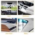 thumbnail image 3 of Ofertas Únicas 150x Tela de Ante para Revestimiento de Techo 12"x57" Espuma de Respaldo para Reparación de Techo Interior de Automóvil Gris Claro 38" L × 57" W, 3 of 7