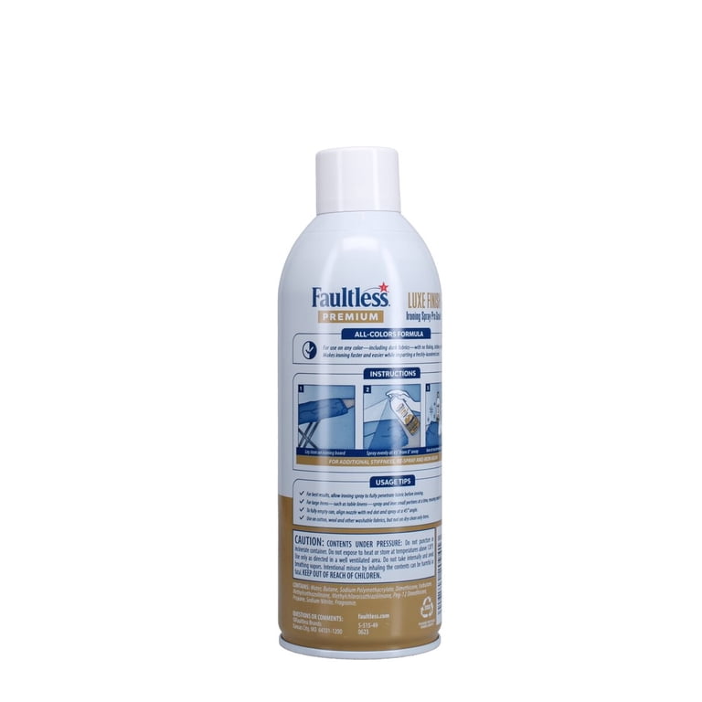 Faultless Fabric Starch Firm Finish Spray, Pure Cotton, 4-Pack photo 2