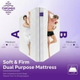 thumbnail image 2 of Lavender Soft & Firm Dual Sides Flippable Mattress 6 Inch Twin Mattress,Gel Infused Memory Foam Mattress,Bamboo Charcoal,One Mattress with Two Firmness, 2 of 5