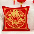 thumbnail image 3 of Funda de almohada Taotanxi 2025 del Año de la Serpiente, con letras supersuaves para sofá, dormitorio y reposacabezas., 3 of 7