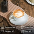 thumbnail image 3 of BTaT- White Tea Cups and Saucers, 8oz, Tea Cups Set of 12, Porcelain Tea Cups, 3 of 8