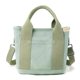 thumbnail image 2 of Canvas Bag Lunch Bag Handbag Green, 2 of 4