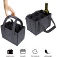 thumbnail image 5 of 2 uds Porte-bouteille De Vin Sac,sac Bouteille En Feutre,sac Vin 6 Bouteilles, Sac De Rangement En Feutre Pour Bouteille De Vin Avec Sparations A, 5 of 5
