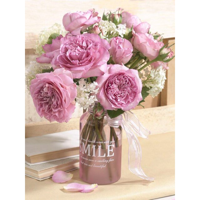 MomoArt 5D DIY Diamond Embroidery Peony Cross Stitch Kit Diamond Painting Flower Full Square Round Mosaic Art Home DecorationsSquare 60X80cm Gao Jinjia LED