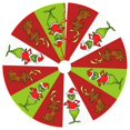 thumbnail image 2 of Grinch Decor Grinch Christmas Decorations Bathroom Grinch Christmas Decorations Christmas Tree Skirt, Red & Green Merry Christmas Tree Skirt Collar, Soft Xmas Holiday Decoration, 2 of 4