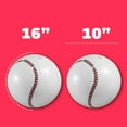 thumbnail image 5 of Inflatable Baseball (Pack of 12) 16-inch, Baseball Beach Balls for Themed Party Decorations & Birthday Decor - Pool Ball Toys Party Favors & Goodie Bags Favors for Kids, Boys and Girls, 5 of 9