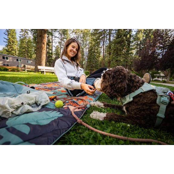 Crazy Creek The Chair - Smokey Blue Folding Chair for Camping, Hiking & More