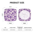thumbnail image 5 of Cauagu Daisies Flowers for Dining Chair Seat Covers,Slipcovers Kitchen Chair Covers Upholstered Chair Seat Cushion Cover Chair Seat Protector-Six Piece, 5 of 7