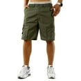 thumbnail image 2 of New Summer Men's Multi-Pocket Tooling Shorts Cotton Loose Shorts Five Pants Seven Pants, 2 of 5