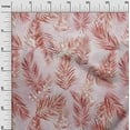 thumbnail image 3 of oneOone Rayon Red Fabric Tropical Leaf Craft Projects Decor Fabric Printed By The Yard 56 Inch Wide, 3 of 5
