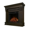 thumbnail image 2 of Bowery Hill Traditional Solid Wood Electric Fireplace in Dark Walnut, 2 of 25