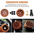 thumbnail image 2 of Essential Oil Car Diffuser, 2 PCS Car Aromatherapy Wood Diffuser with Vent Clip, 2 of 4