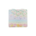 thumbnail image 1 of Espejo de maquillaje pintado a mano para mujeres, 1 Pc, único, para viajar, rosa, púrpura, azul, metal, PU, vidrio., 1 of 1