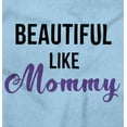 thumbnail image 2 of Beautiful Like Mommy Mothers Day Youth T Shirt Tee Girls Infant Toddler Brisco Brands 12M, 2 of 5
