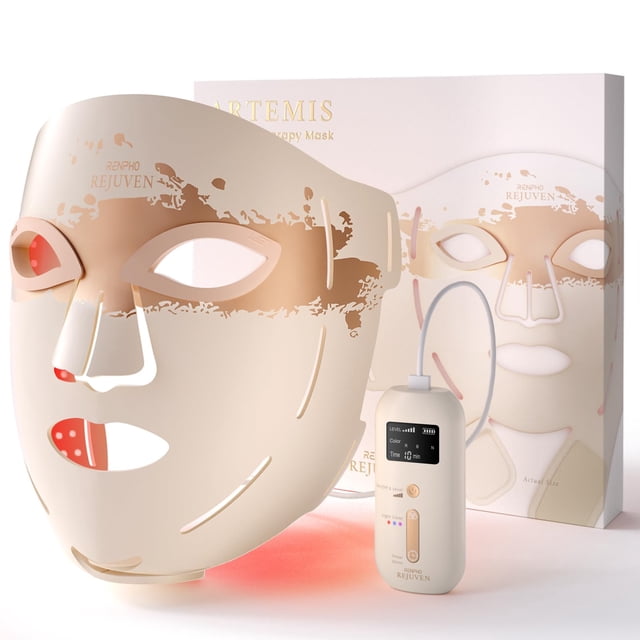 Mascara de Terapia de Luz Roja RENPHO 2026 con 324 LEDs para Rostro