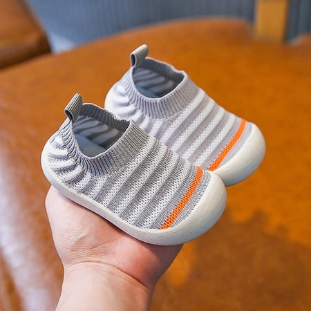 

WZHKSN Baby Girls Boys Infant Grey For Unisex Newborn Shoes 23