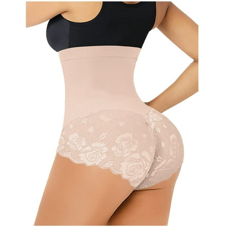 

KDDYLITQ Women s High Waist Soft Tummy Control Briefs Breathable Shapewear Panties Comfort Underwear Complexion S