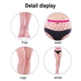 thumbnail image 3 of Medias de red de cintura alta para mujer, pantimedias transparentes de cintura alta (talla única), 3 of 5