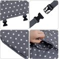 thumbnail image 5 of Cinturón de Alimentación para Silla de Bebé Portátil Ajustable Silla Alta de Viaje para Bebé Asiento de Seguridad Correa de Arnés Cinturón (Estrellas Grises), 5 of 5