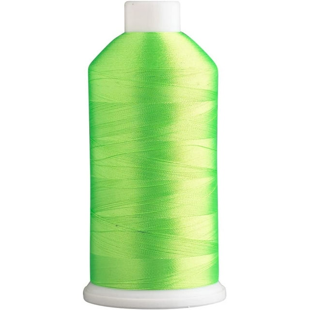 SuperB Polyester Embroidery Thread 40wt 5000m. Fluorescent Green 32