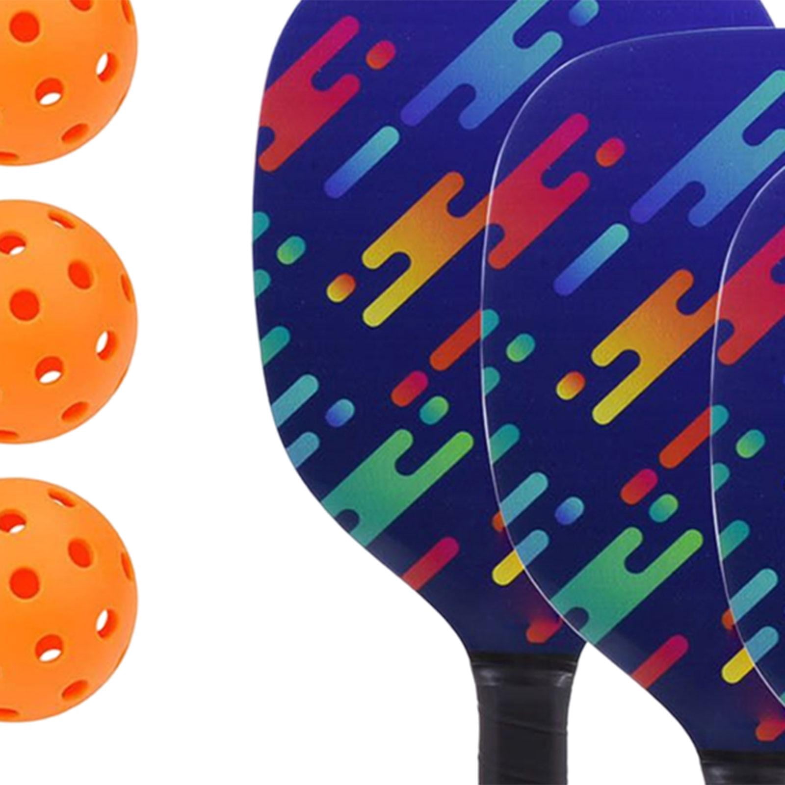 harayaa Portable Pickleball Paddle Set Gift Lightweight Pickleball Paddle for Indoor And 4 Paddles