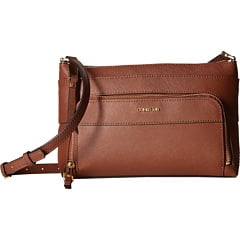 Top Loading Shoulder Bag - Calvin Klein Key Item Saffiano Leather Top Zip Crossbody