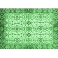 thumbnail image 1 of Ahgly Company Indoor Rectangle Abstract Emerald Green Modern Area Rugs, 5' x 7', 1 of 4