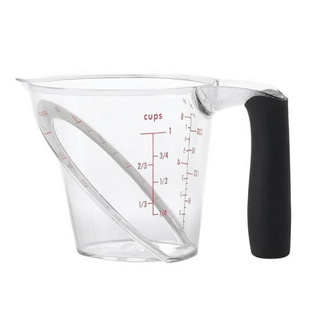 

Trayknick 250ml Transparent Anti-slip Handle Measuring Cup Kitchen Baking Cooking Tool