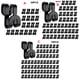 thumbnail image 5 of Bearachild Ganchos de conector para colgar ropa, armario de resina, abrigo colgante, chaqueta, extensor en cascada, juego de soporte de Type2 NO2, 5 of 6