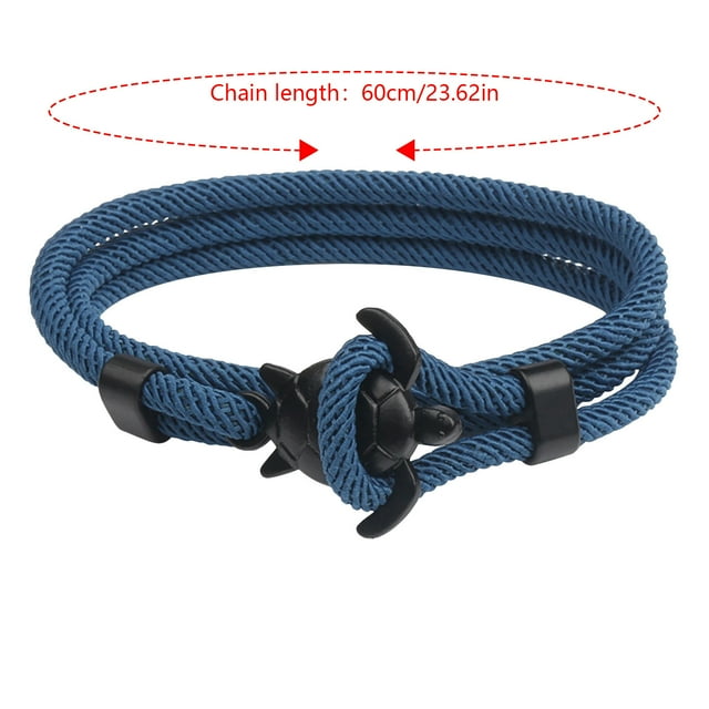Milan Line Ocean Series Turtle Bracelet Couple Red Hand Strap