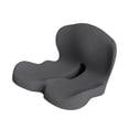 thumbnail image 4 of Cojín de asiento, almohada ergonómica transpirable para silla de juegos de viaje para mamá y papá Gris claro, 4 of 8