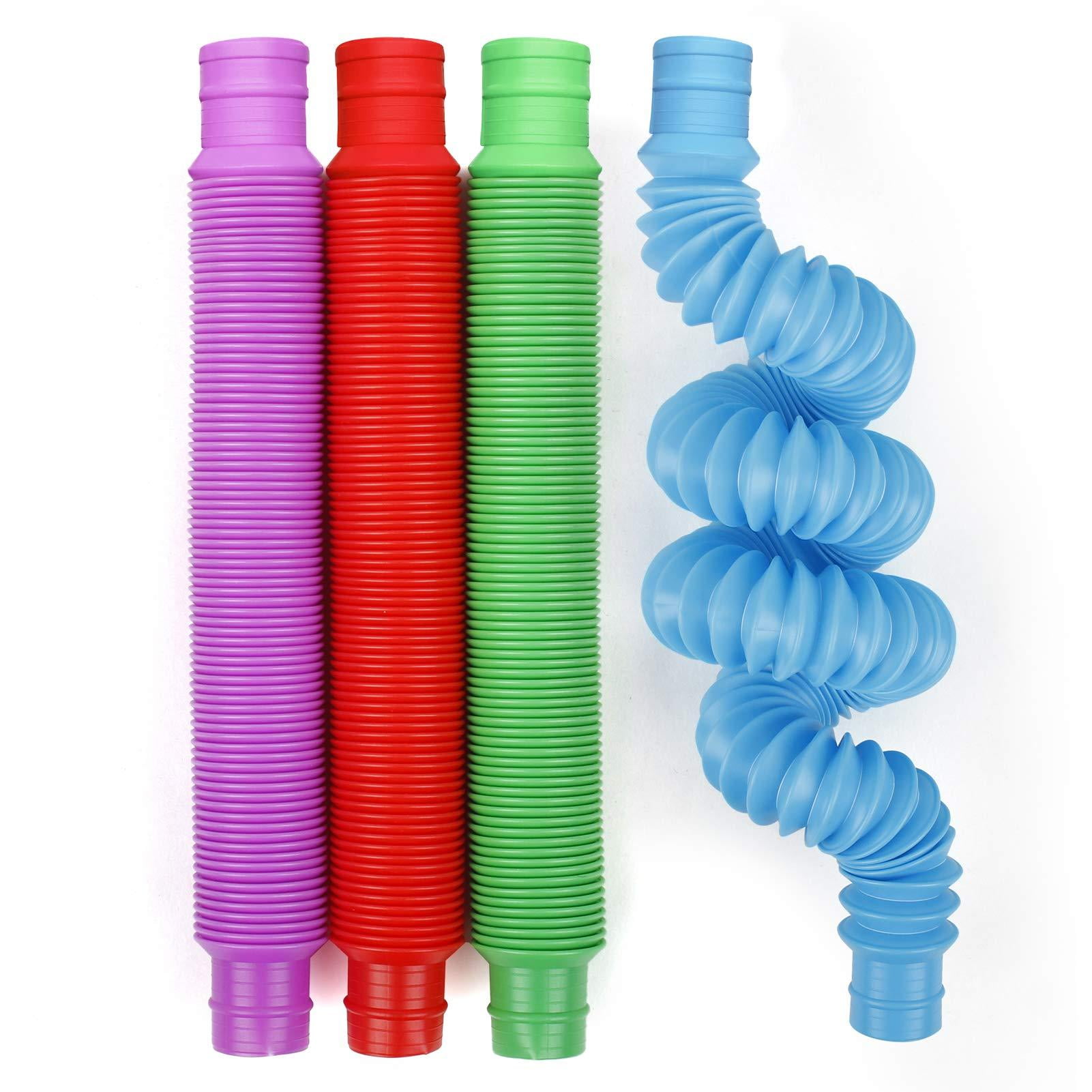 2 Slinky Pop Tube sensory toy box autism auditory occupational therapy 