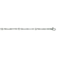 thumbnail image 6 of Auriga Fine Jewelry 18K White Gold Textured Diamond Station 7.25" Bracelet for Women, 6 of 6