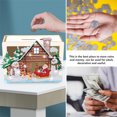 thumbnail image 3 of Caja Almacenamiento Dinero DIY Decoraciones Artísticas Con Diamantes Navidad Papá Noel Y Muñeco Nieve, 3 of 9