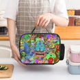 thumbnail image 4 of My Singing Monsters Lunch Bags Insulated Soft Lunch Box Reusable Large Capacity Lunch Tote Bag for Office Picnic School, 4 of 8