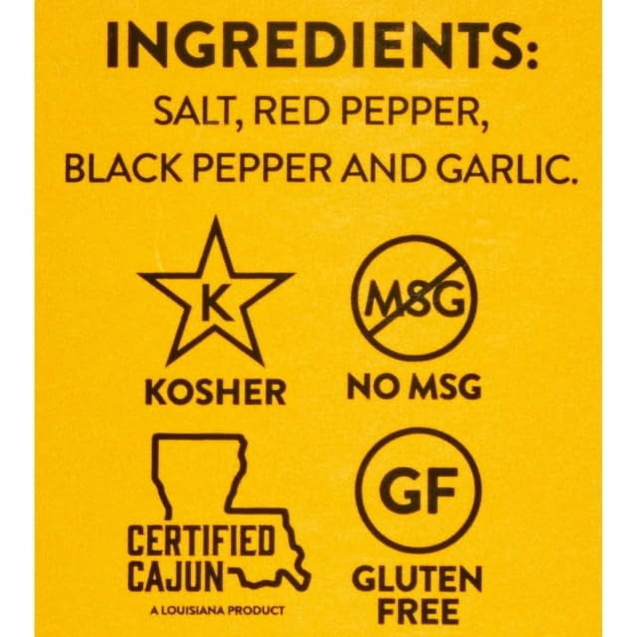 Slap Ya Mama Cajun Seasoning by Walker & Sons, Original Blend, 16 oz Canister – Certified Cajun, Gluten Free, No MSG