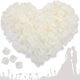 thumbnail image 1 of Pétalos de rosa 1000 piezas de pétalos de flores artificiales de seda, decoraciones navideñas para bodas, perfecto para noches románticas el día de San Valentín blanco, 1 of 7