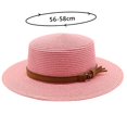 thumbnail image 2 of Classic British Summer Sun Hat with Flat Top for Travel Casual Style Daily Leisure Wear, 2 of 3