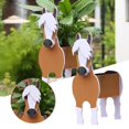 thumbnail image 1 of Goat Garden Flower Pot Cute Animal Flower Pot Flower Pot Plant Storage Container Potted Decorative Ornaments Animal Shape,Flowerpots With Dish Ceramic, 1 of 6