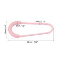 thumbnail image 2 of Uxcell Zipper Pulls Extension Handle Cord, 30 Pack Finger Use Plastic U-Shape Tab Tag Extender, Pink, 2 of 5