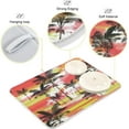 thumbnail image 4 of Coolnut Palm Tree Pattern Dish Drying Mat for Kitchen, 16 x 18 Inch Microfiber Absorbent Dish Drying Pad, Machine Washable Kitchen Counter Protect Mats, 4 of 7