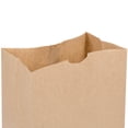 thumbnail image 6 of [500 Pack] Heavy Duty Kraft Paper Bags 16 x 8 x 5.5" 20 LB Grocery Lunch Retail Shopping Durable Natural Brown Barrel Sack, 6 of 7