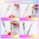 thumbnail image 2 of Juego de 63 Barras de con Cuentas Resellables, Kit de Suministros para Hacer Llaveros para Manualidades con Colgantes y Joyas., 2 of 5