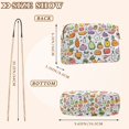 thumbnail image 4 of FORMRS Women Crossbody Purse with Chain Strap Vegan Leather Shoulder Handbag, Cute Vegetables, 4 of 7