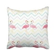 thumbnail image 1 of BOSDECO Colorful Abstract Flamingo Pattern With Pink Africa Animals Cartoon Child Collection Color Pillowcase Cover 18x18 inch, 1 of 1