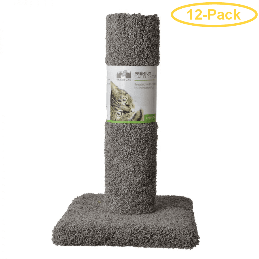 Urban Cat Cat Carpet Scratching Post 20 High (Assorted Colors) Pack
