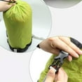 thumbnail image 6 of MEIBUTYUP Lightweight Sleeping Bag Compression Sack Green, Water-Resistant Outdoor Camping Gear Storage, 6 of 8