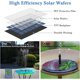 thumbnail image 5 of Fuente solar - Bomba de fuente solar para jardín al aire libre de 2,5 W con 6 boquillas para baño de pájaros, estanque, piscina, patio, decoración de jardín A esquí esquí Gafas de esquí, 5 of 5