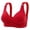 #7-Red bras for women, variant on UPPADA Clearance Sales Today Women's Plus Size Bra No Underwire Push Up Bra Comfort Full Coverage Bras Wirefree Bra Underwear Daily Bras Comfort Wireless Everyday Sleep Bras